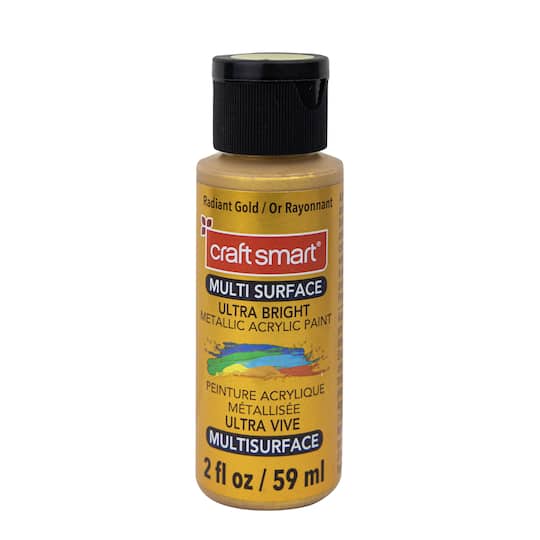 9 Pack: Multi-Surface Premium Ultra Bright Metallic Paint by Craft Smart